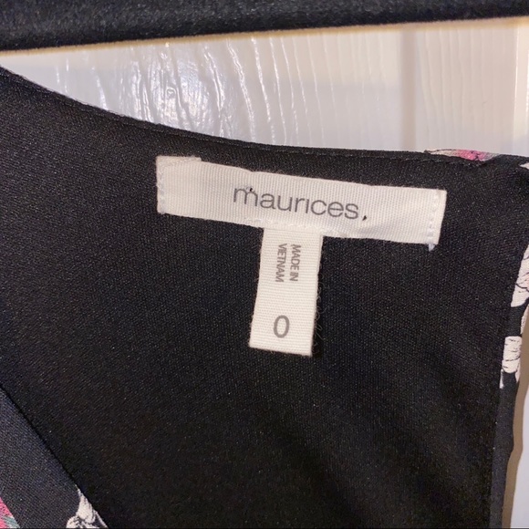 Maurices Floral Maxi Dress - Size 0 - Picture 10 of 10